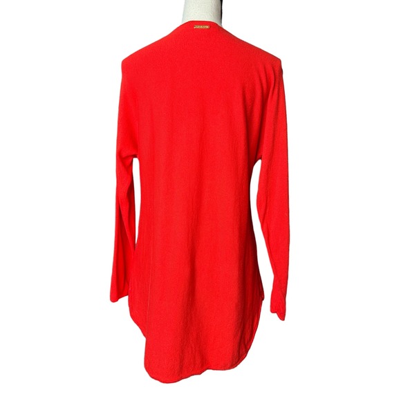 Michael Michael Kors Tunic Sweater in Red Hi-Lo Size M - Picture 2 of 4